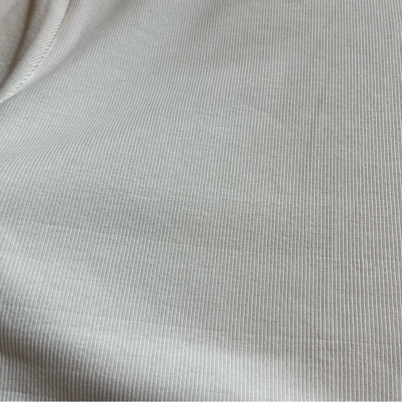 LOFT Cream Ribbed Turtleneck Top - Picture 8 of 8